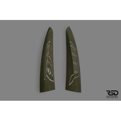 Kevlar Top side covers - Toyota Supra Mk5 RSD FACTORY