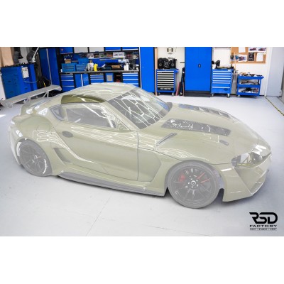 Kevlar Top side covers - Toyota Supra Mk5 RSD FACTORY