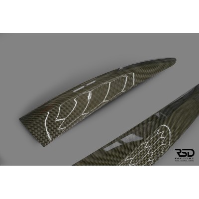 Kevlar Top side covers - Toyota Supra Mk5 RSD FACTORY