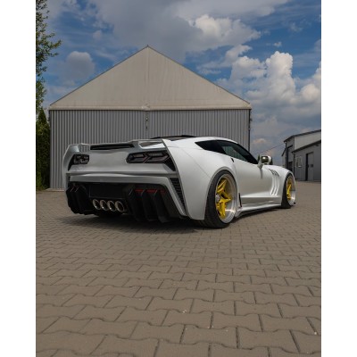 Shark WideBody Kit Chevrolet Corvette C7 - GFK composite + Carbon