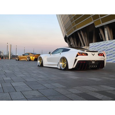 Shark WideBody Kit Chevrolet Corvette C7 - GFK composite + Carbon