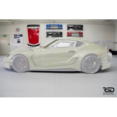 Nakładki słupków A Kevlar - Toyota Supra Mk5 - RSD FACTORY
