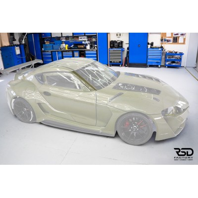 Nakładki słupków A Kevlar - Toyota Supra Mk5 - RSD FACTORY
